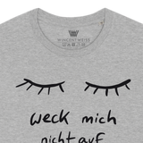 Oversized Schlafshirt "Weck mich nicht auf"