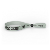 Stoffarmband "Hast du kur Zeit"