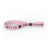 Stoffarmband "Nur kurz für immer"