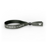 Stoffarmband "Halb so schön"